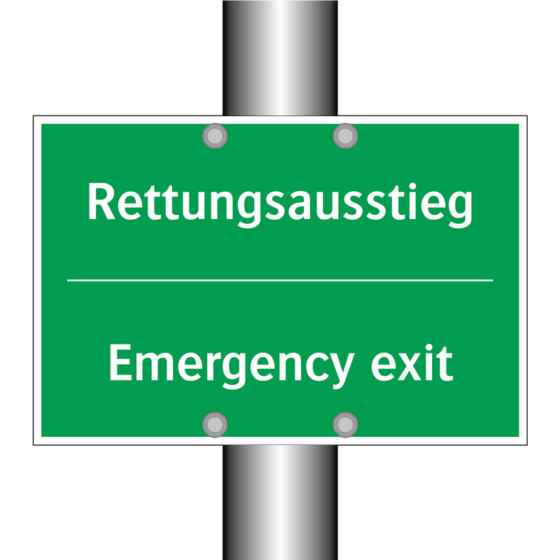 Rettungsausstieg - Emergency exit