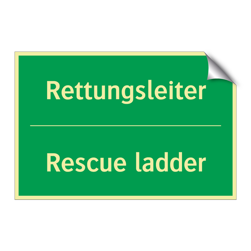 Rettungsleiter - Rescue ladder