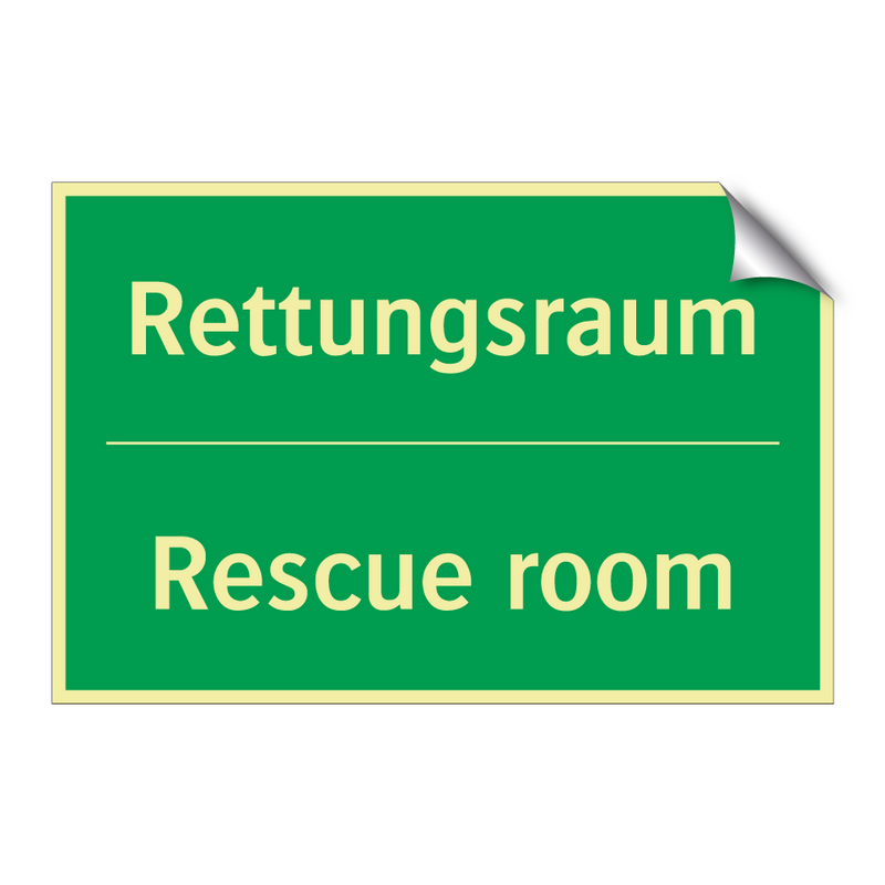 Rettungsraum - Rescue room