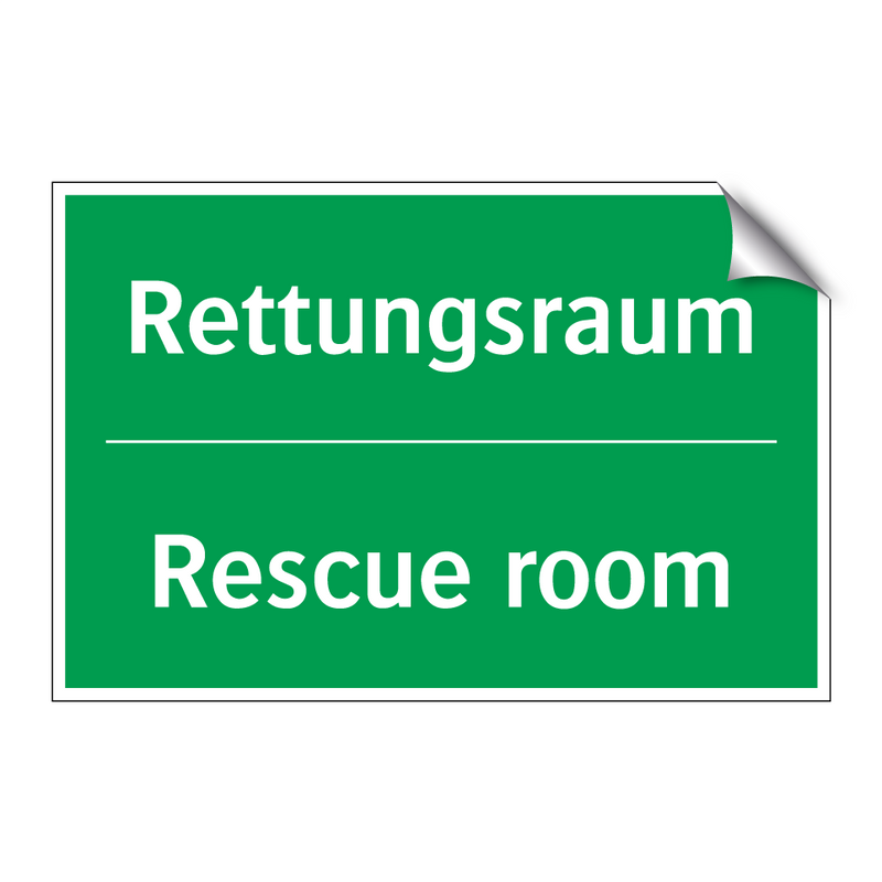 Rettungsraum - Rescue room