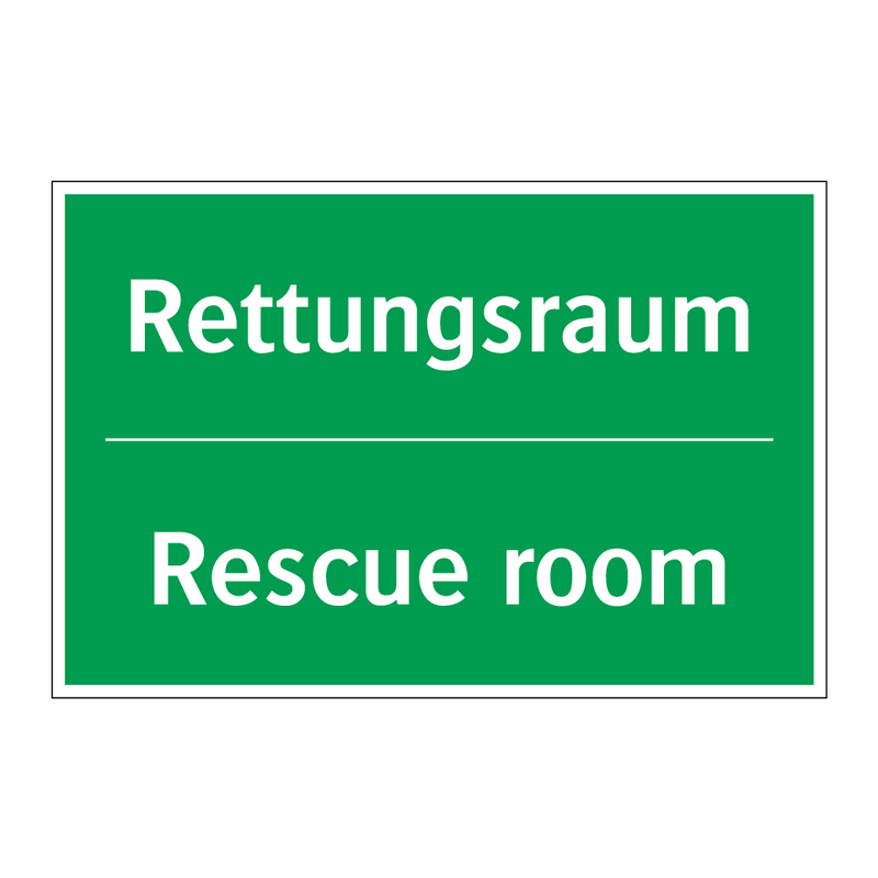 Rettungsraum - Rescue room