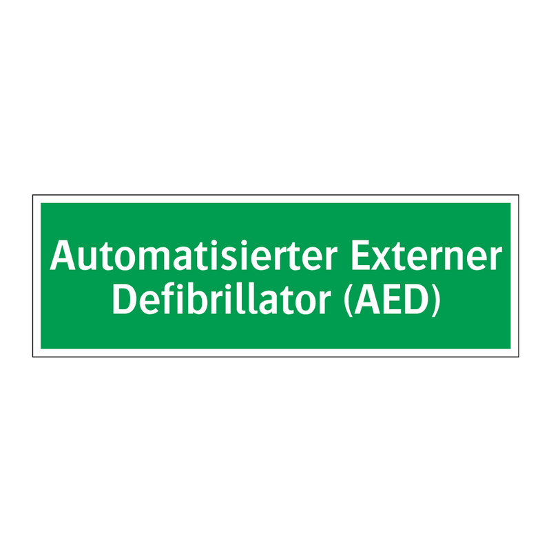 Automatisierter Externer Defibrillator (AED)