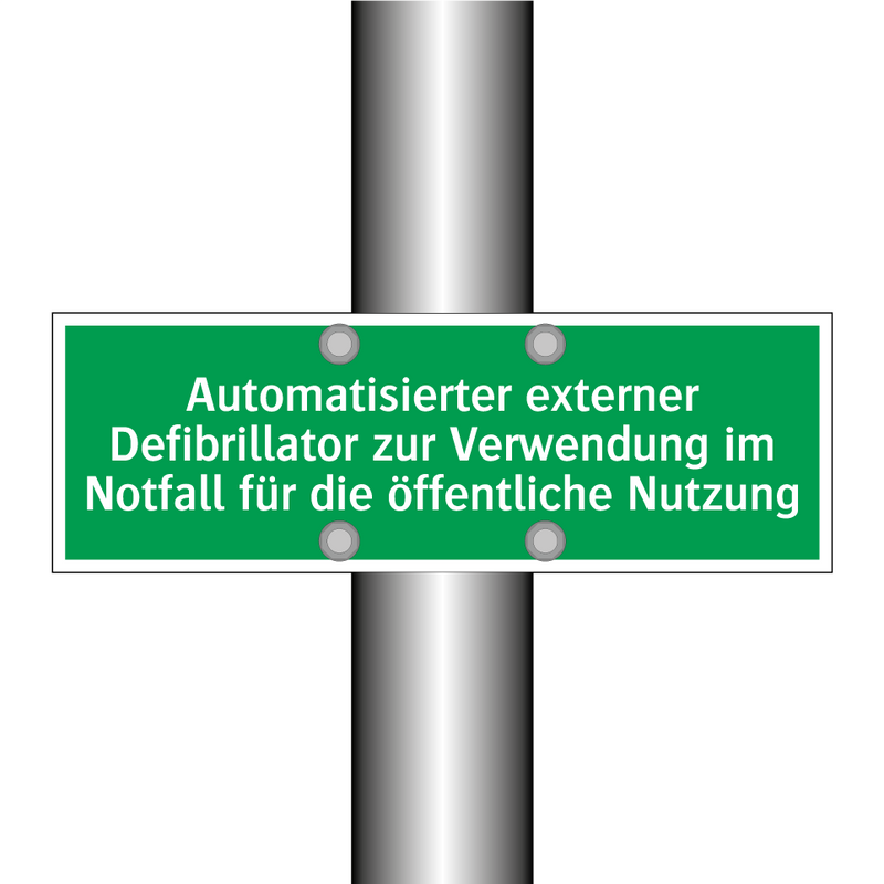 Automatisierter externer Defibrillator zur Verwendung im Notfall für die /../