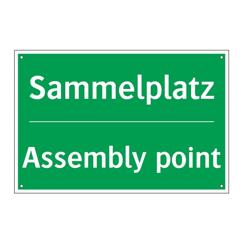 Sammelplatz - Assembly point