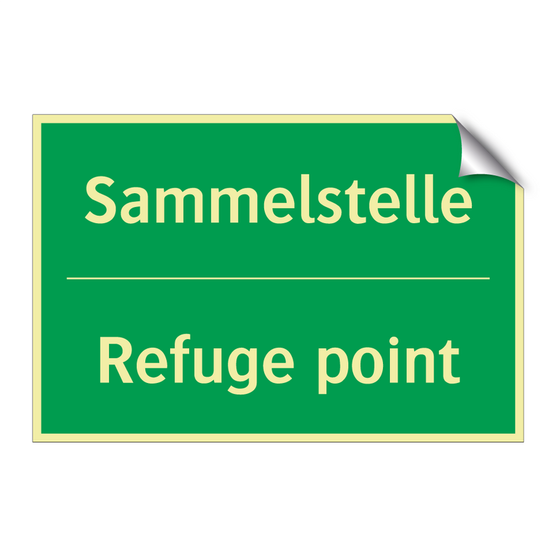 Sammelstelle - Refuge point