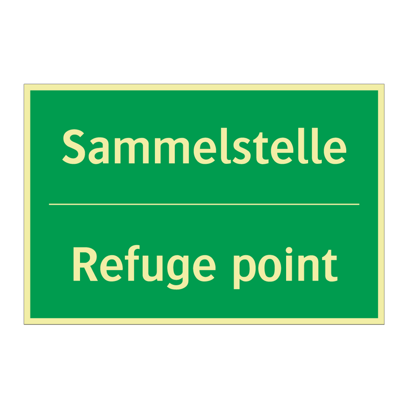 Sammelstelle - Refuge point