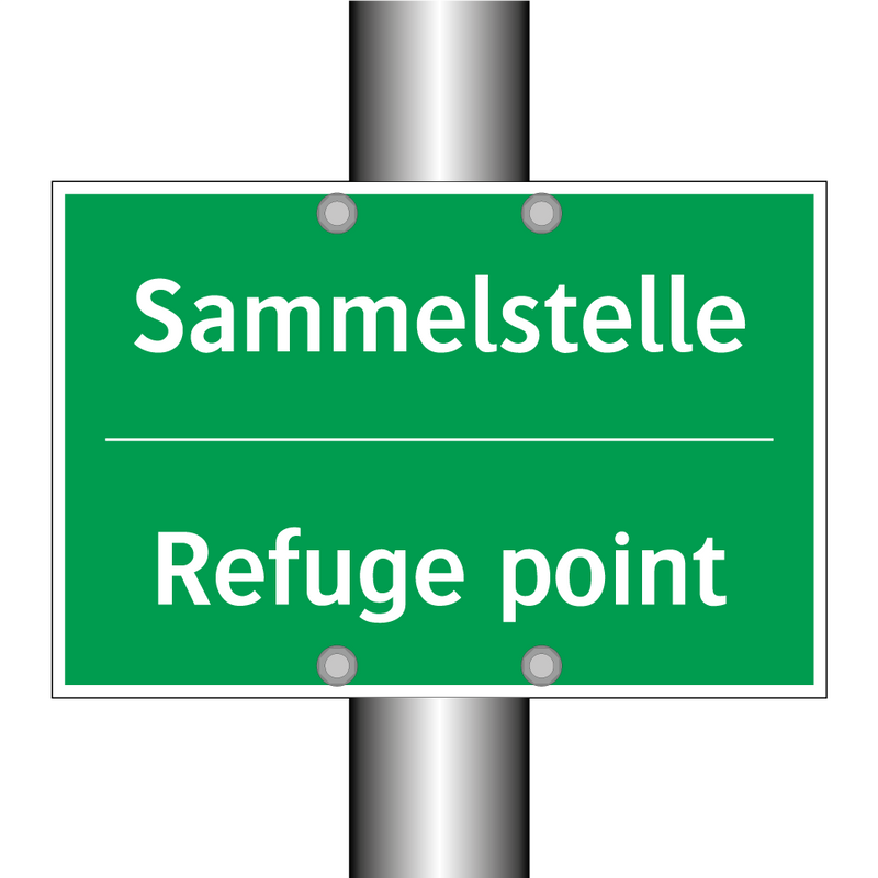 Sammelstelle - Refuge point