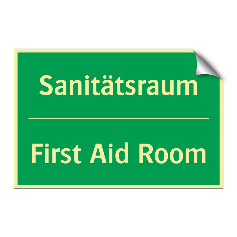 Sanitätsraum - First Aid Room