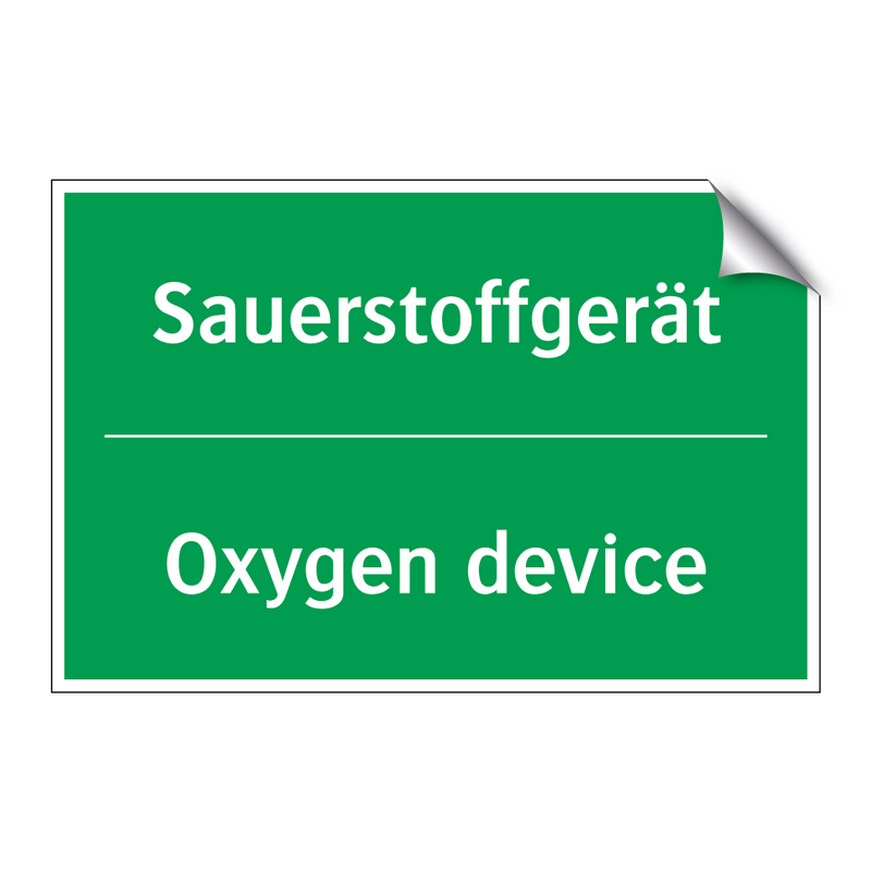 Sauerstoffgerät - Oxygen device