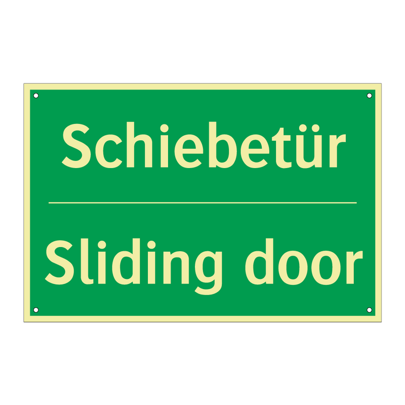 Schiebetür - Sliding door