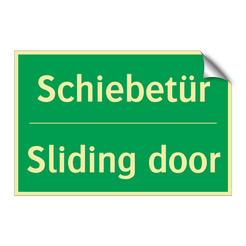 Schiebetür - Sliding door