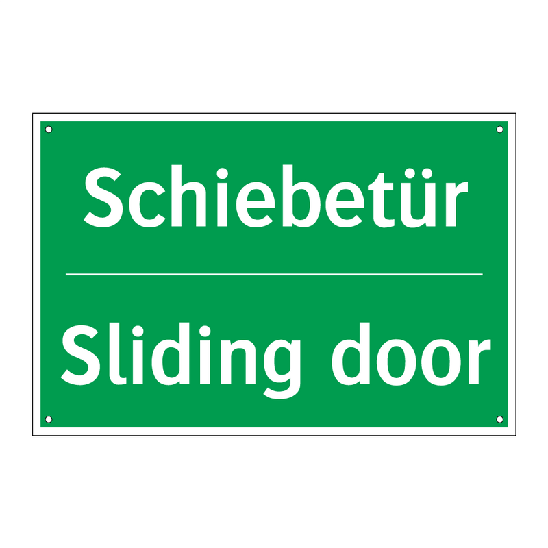 Schiebetür - Sliding door