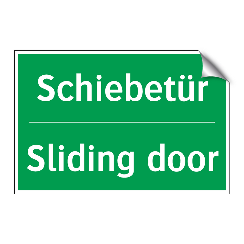 Schiebetür - Sliding door