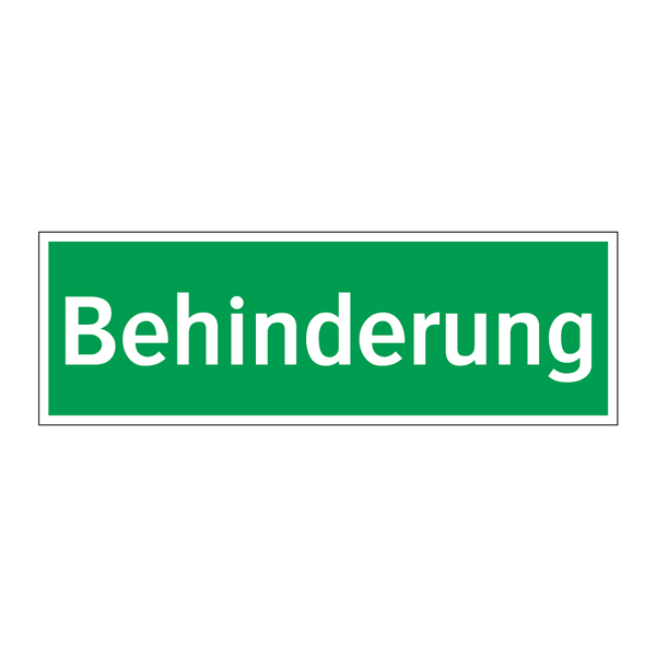 Behinderung