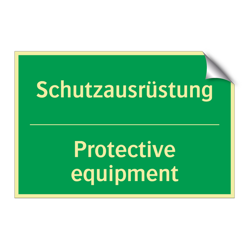 Schutzausrüstung - Protective equipment