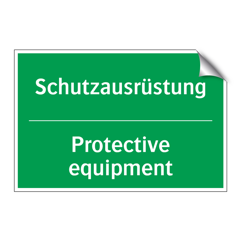 Schutzausrüstung - Protective equipment