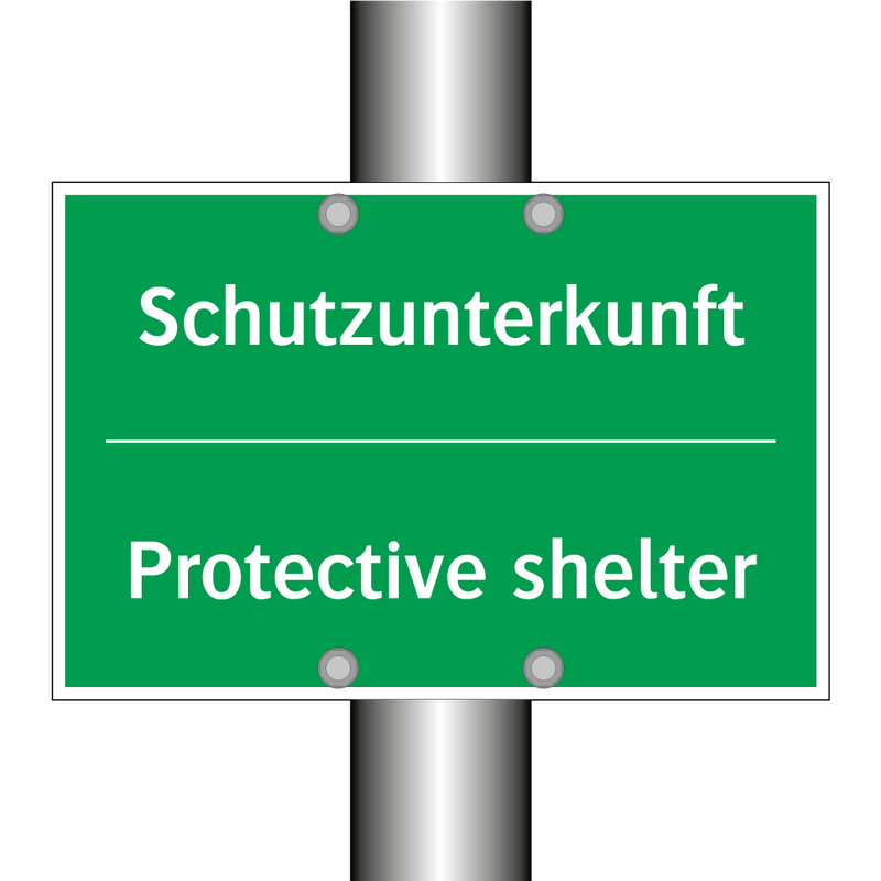 Schutzunterkunft - Protective shelter