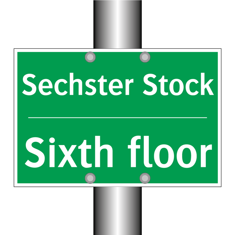 Sechster Stock - Sixth floor