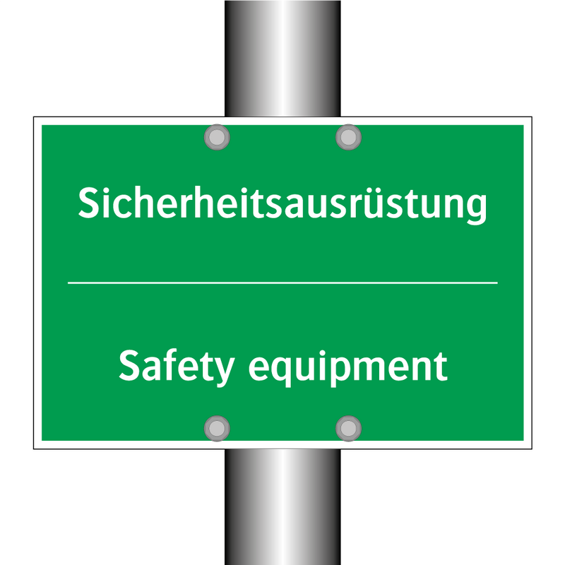 Sicherheitsausrüstung - Safety equipment