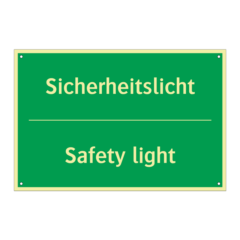 Sicherheitslicht - Safety light