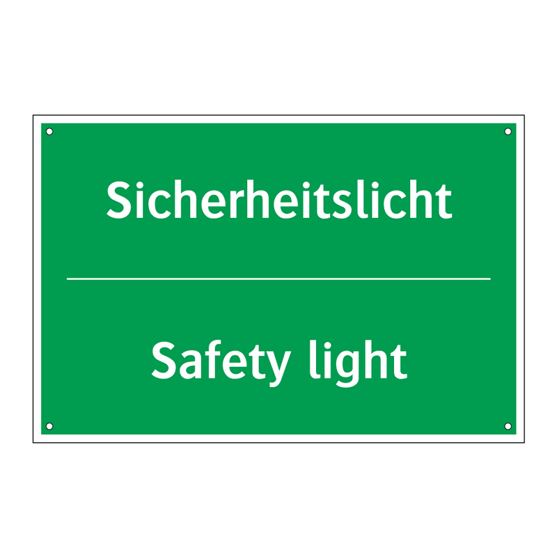 Sicherheitslicht - Safety light