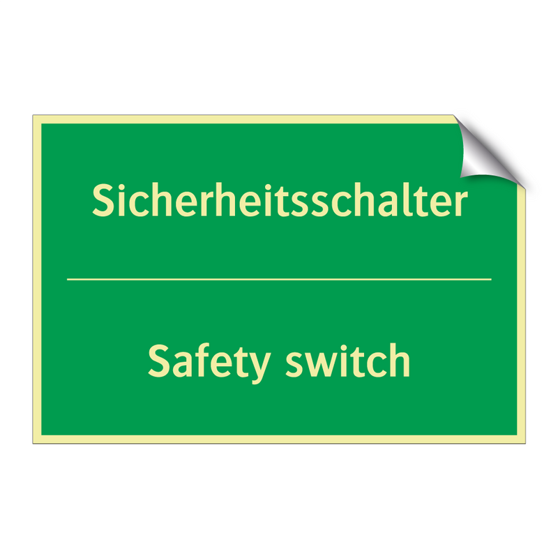 Sicherheitsschalter - Safety switch