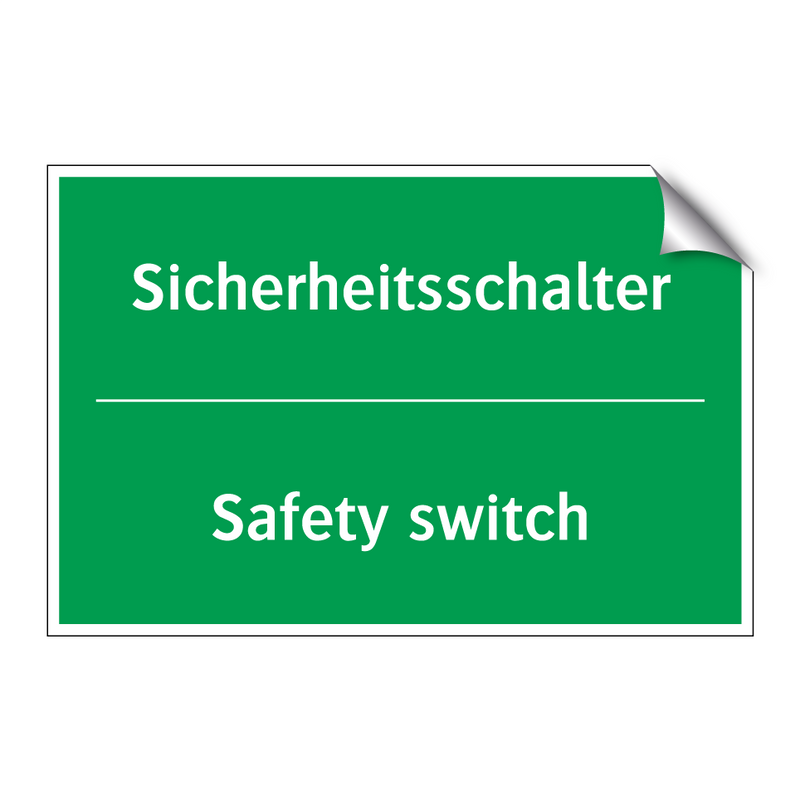 Sicherheitsschalter - Safety switch