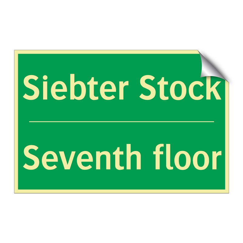 Siebter Stock - Seventh floor