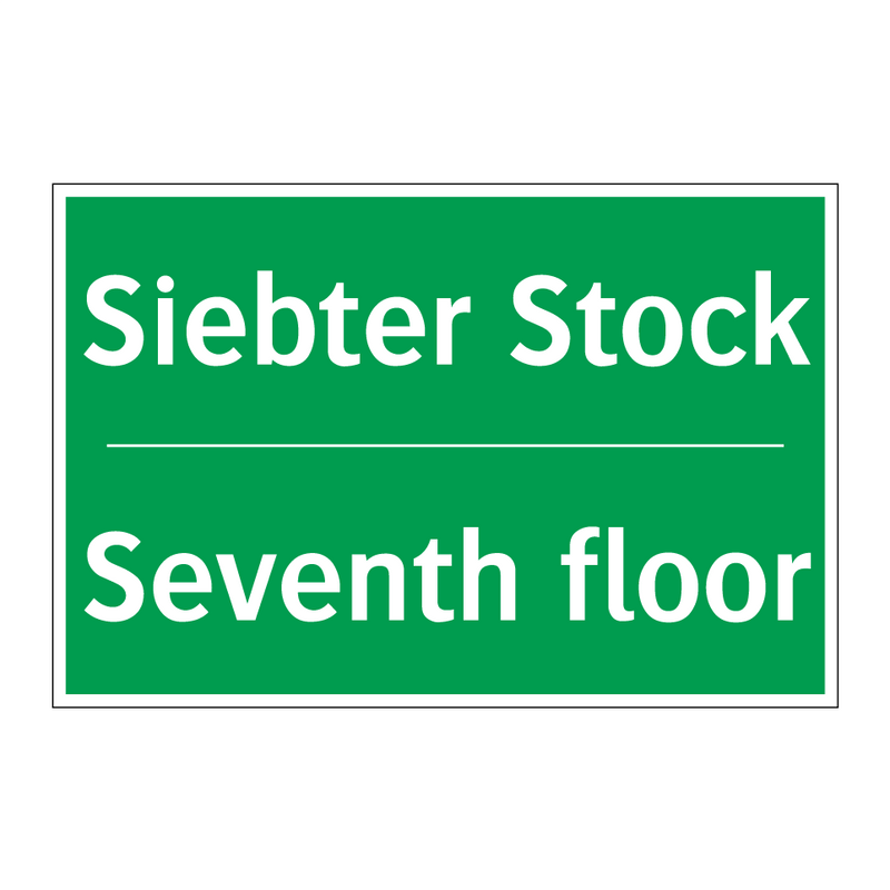 Siebter Stock - Seventh floor