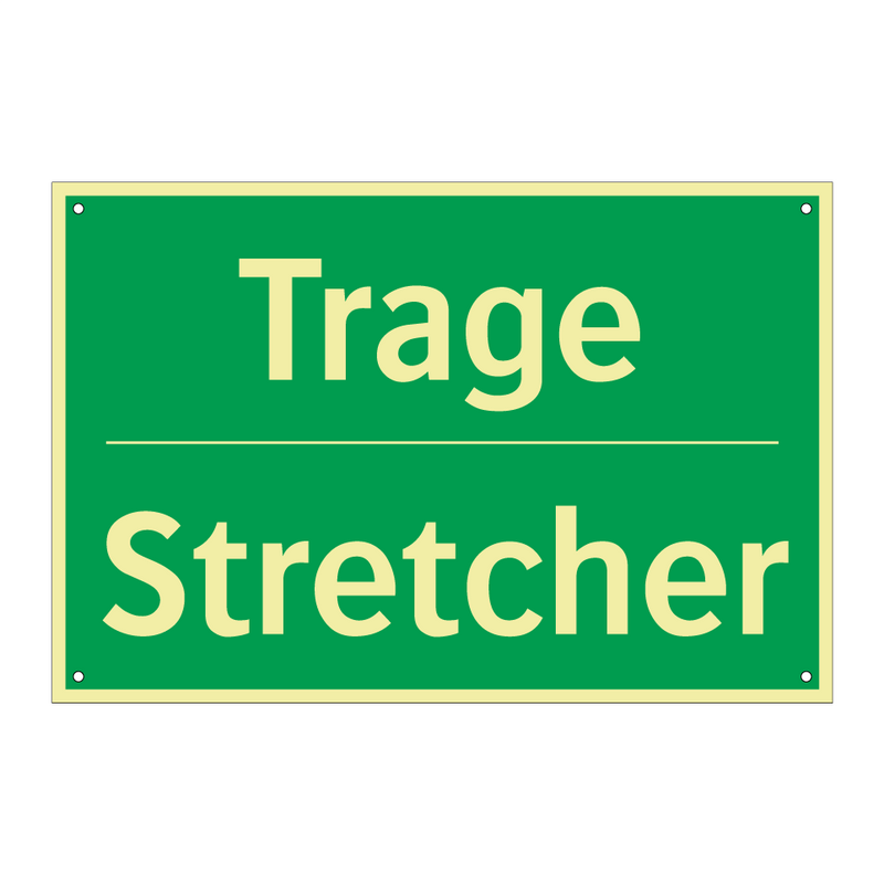 Trage - Stretcher