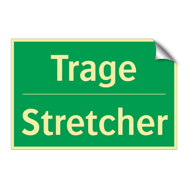 Trage - Stretcher