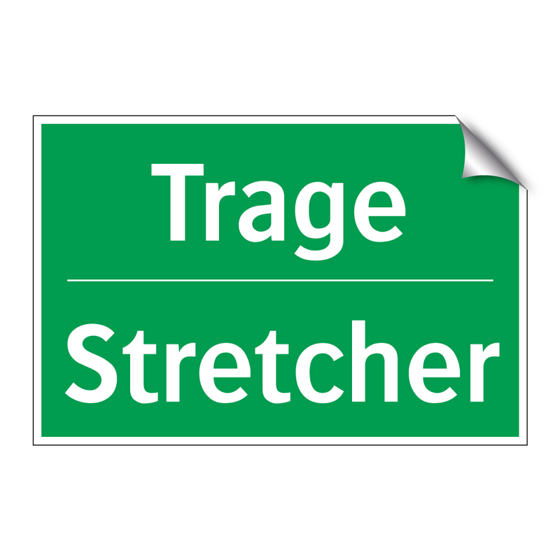 Trage - Stretcher