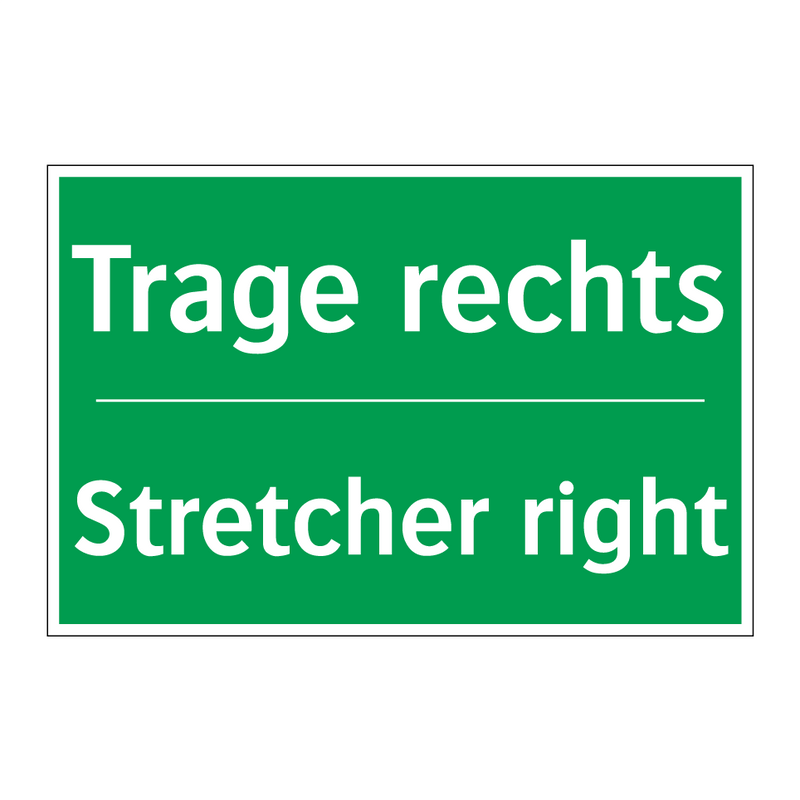 Trage rechts - Stretcher right