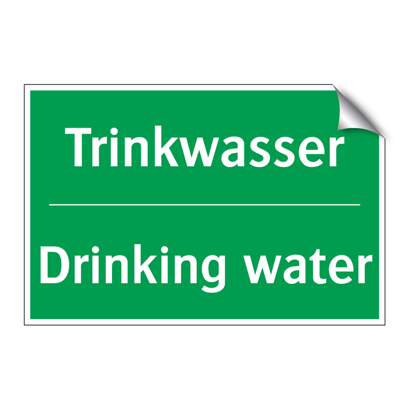 Trinkwasser - Drinking water