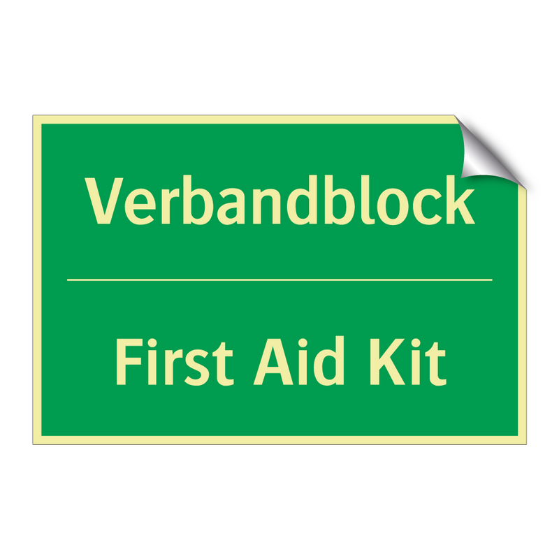 Verbandblock - First Aid Kit