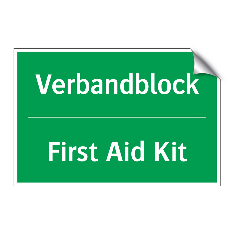 Verbandblock - First Aid Kit