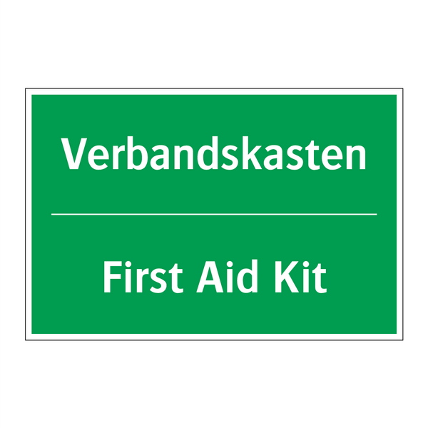 Verbandskasten - First Aid Kit