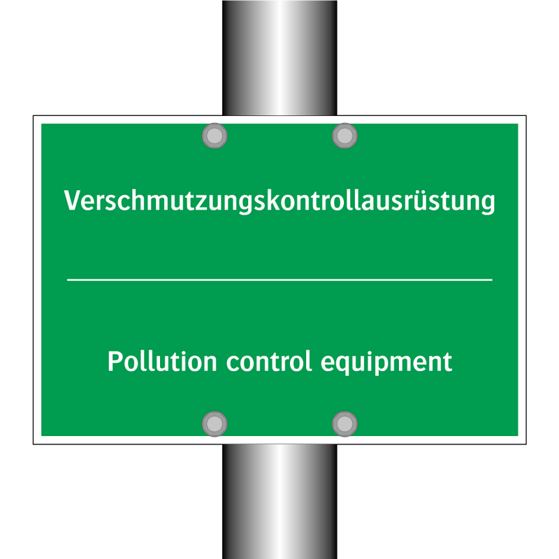 Verschmutzungskontrollausrüstung /.../ - Pollution control equipment