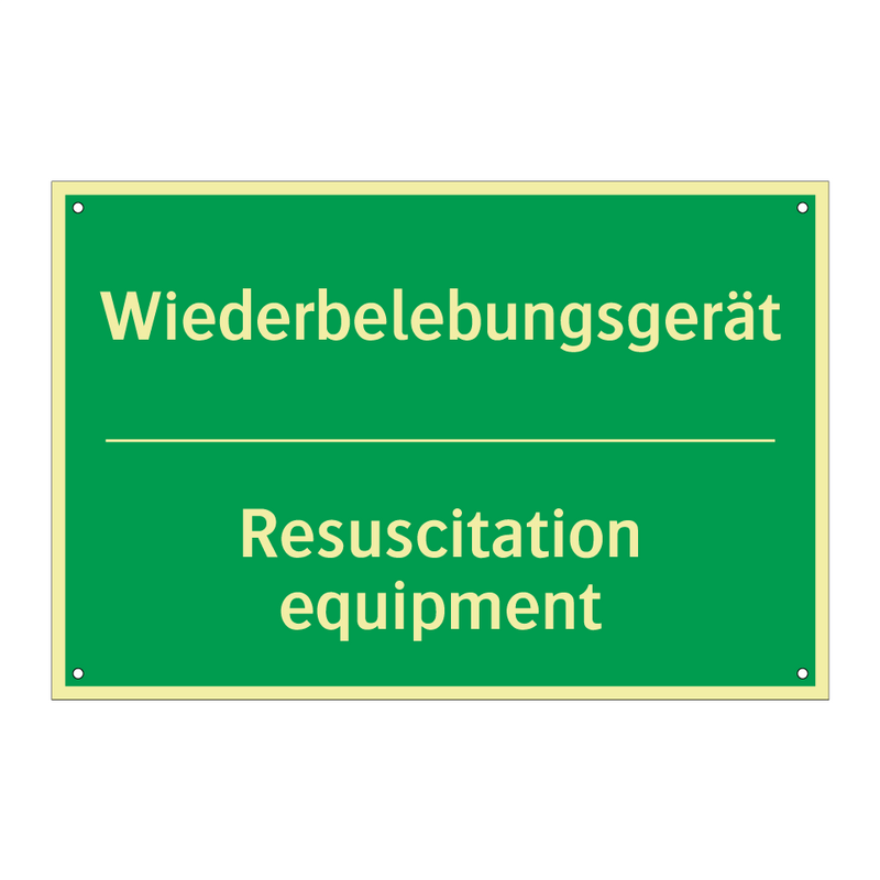 Wiederbelebungsgerät - Resuscitation equipment