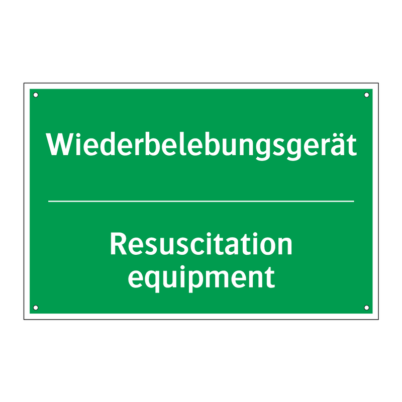 Wiederbelebungsgerät - Resuscitation equipment