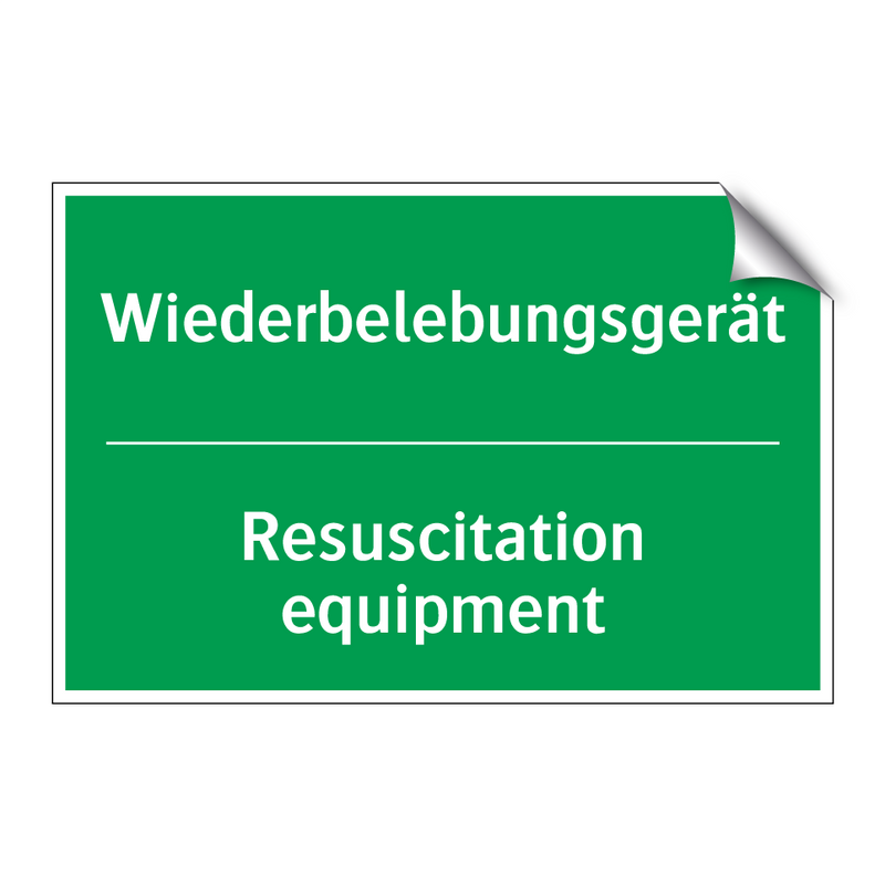 Wiederbelebungsgerät - Resuscitation equipment