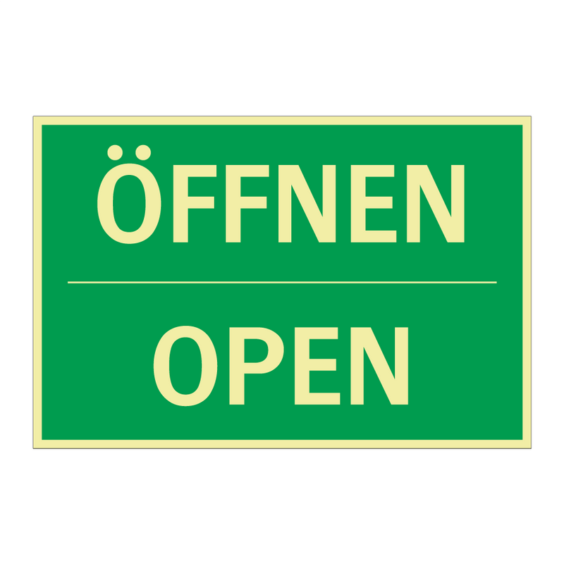 ÖFFNEN - OPEN