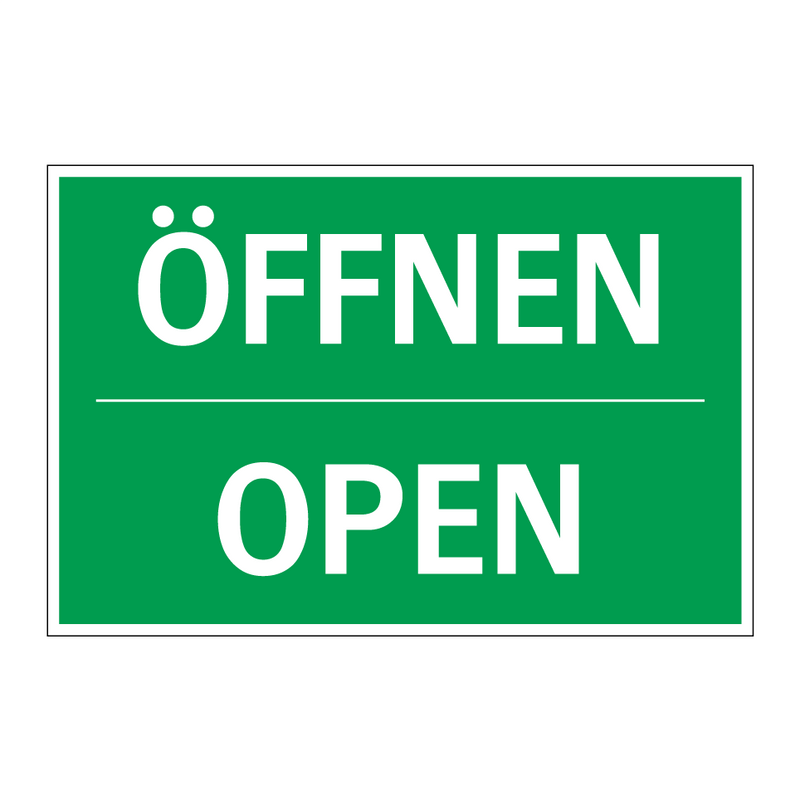 ÖFFNEN - OPEN