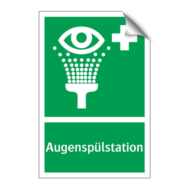 Augenspülstation