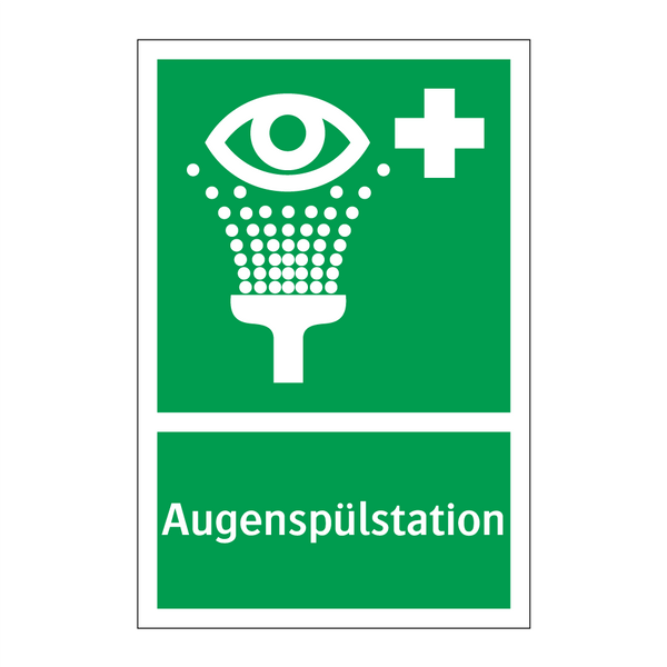 Augenspülstation