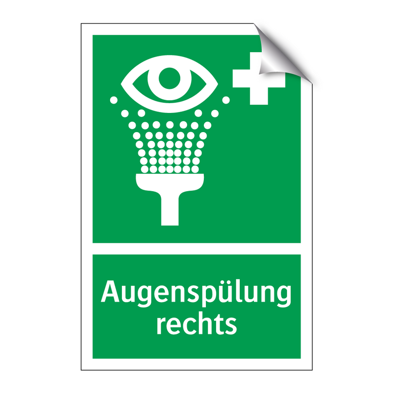 Augenspülung rechts