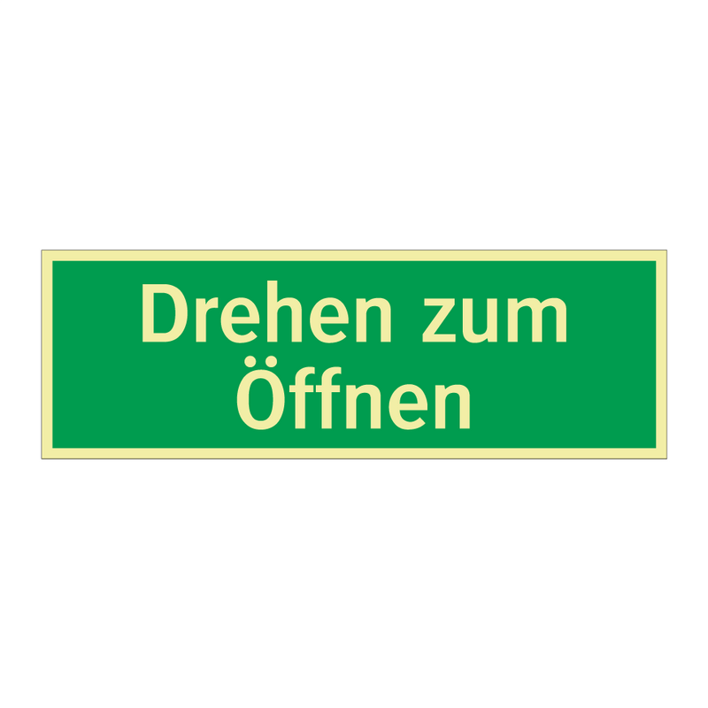 Drehen zum Öffnen