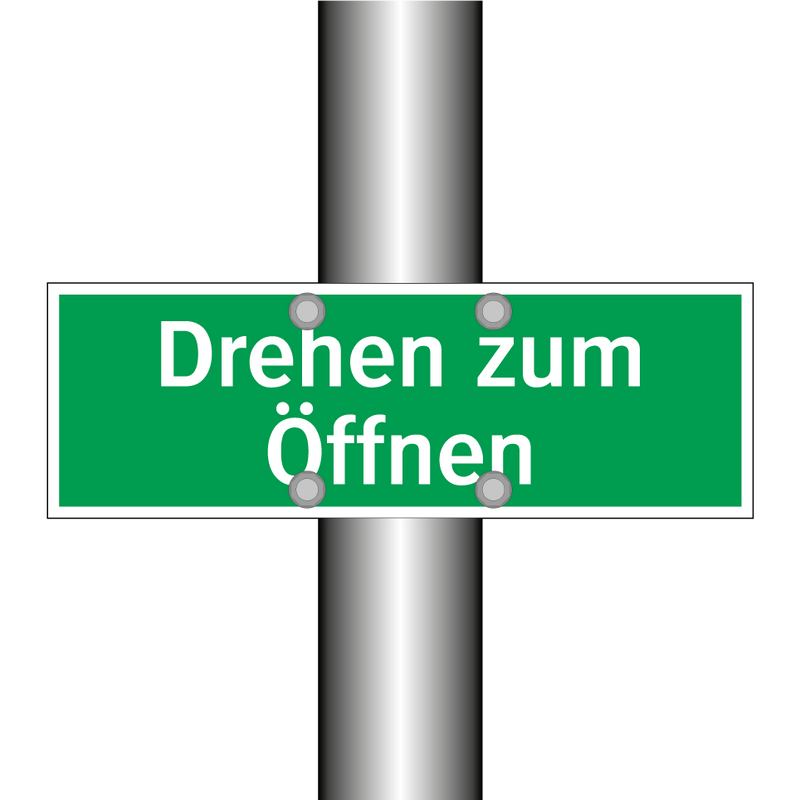 Drehen zum Öffnen