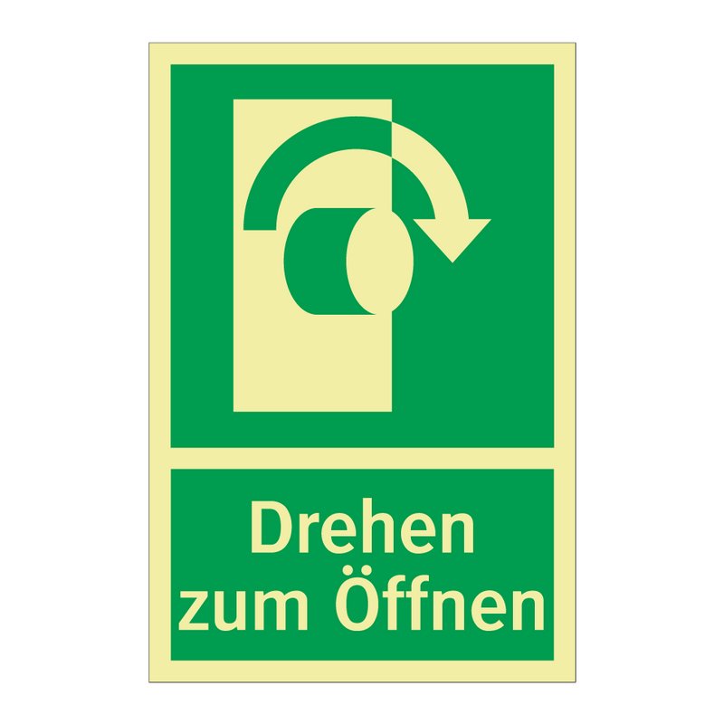 Drehen zum Öffnen