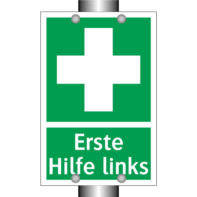 Erste Hilfe links